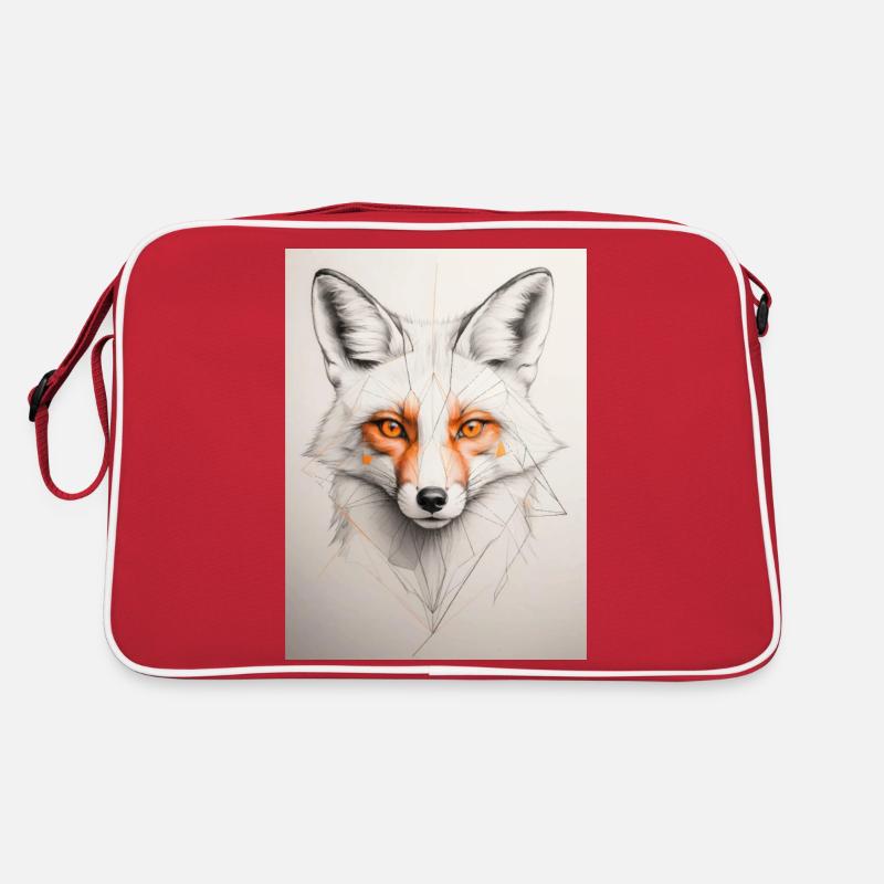 Geometric Fox Retro Bag