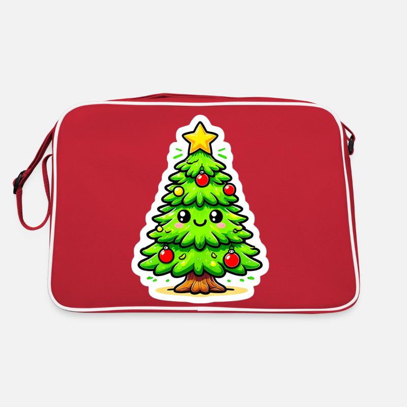 Weihnachtsbaum Weihnachtsbaum Retro Tasche