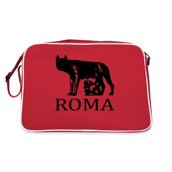 Roma Design - Sac Retro - rouge/blanc - Dos
