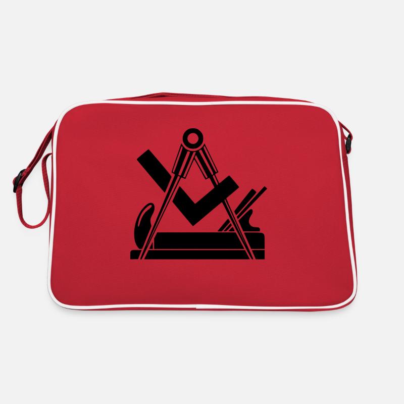 Craft Carpenter Joiner Guild Logo Retro Bag