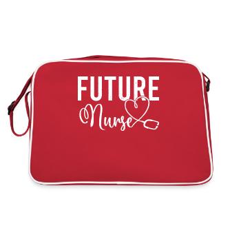 Nursing Registered Nurse Student RN - Retro Tasche - Rot/Weiß - Hinten