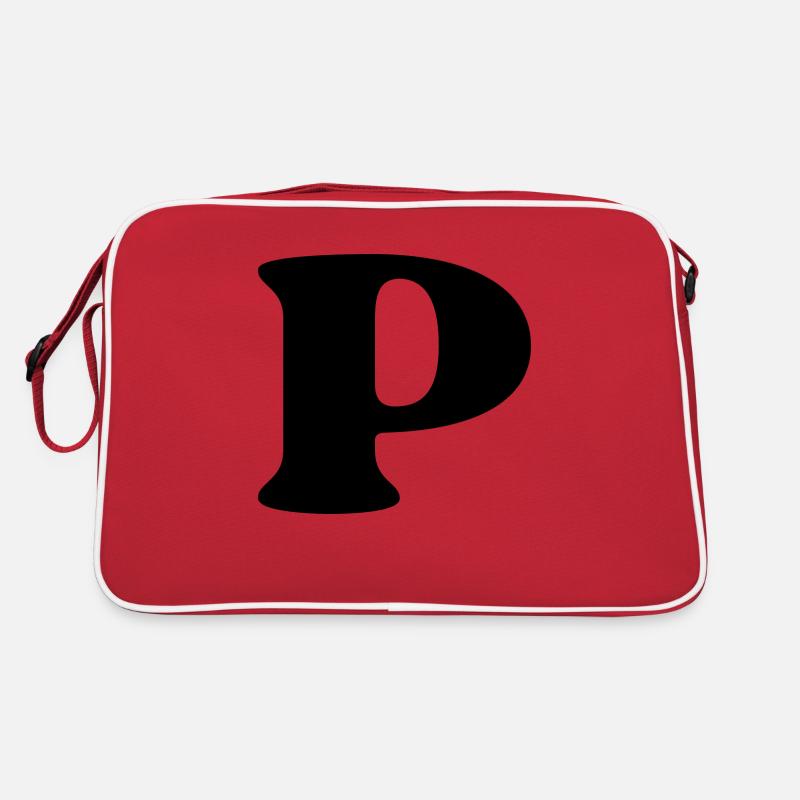 Letter p Retro Bag