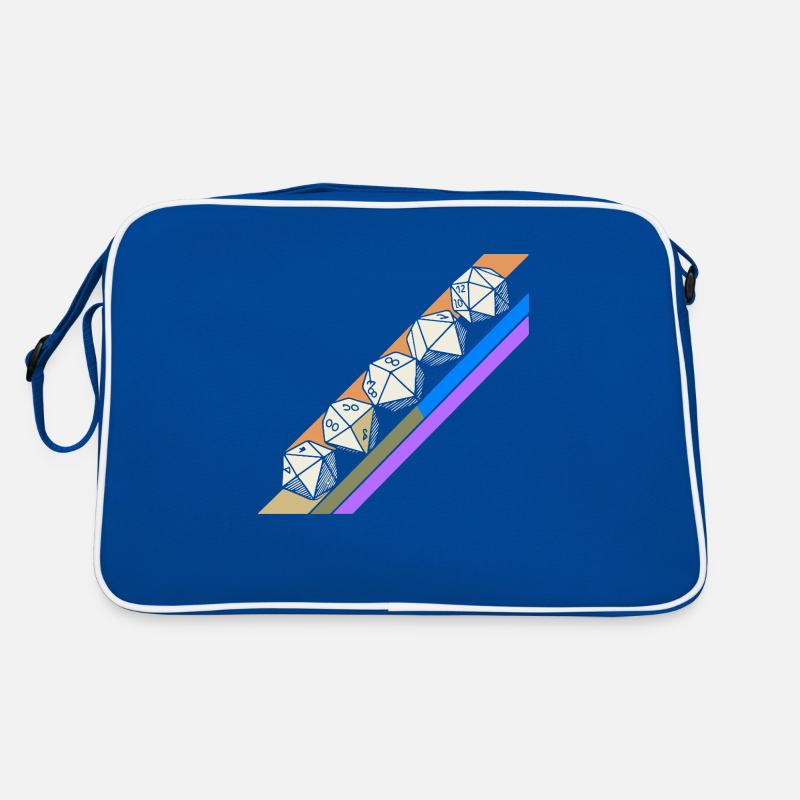 Retro Minimalist Polyhedral Dice Set Tabletop RPGP Retro Bag