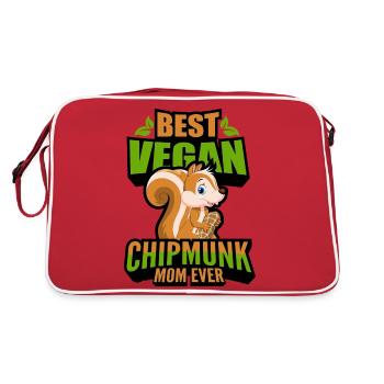Chipmunks - Retro Bag - red/white - Back