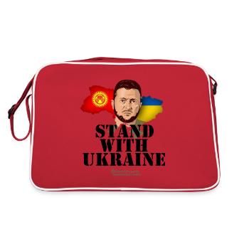 Ukraine Kirghizistan - Sac Retro - rouge/blanc - Dos