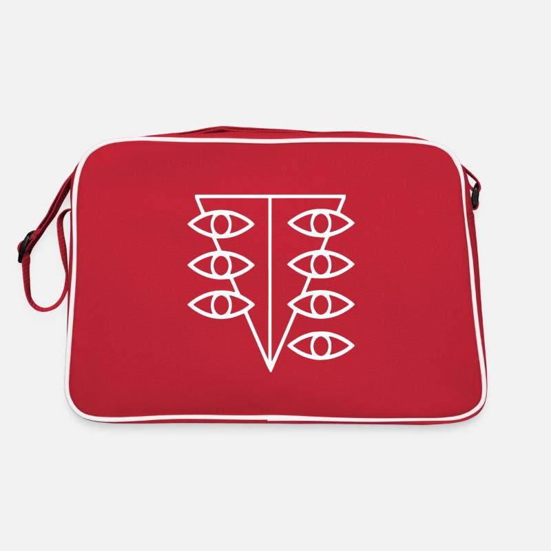 Logo seele - Sac Retro - rouge/blanc