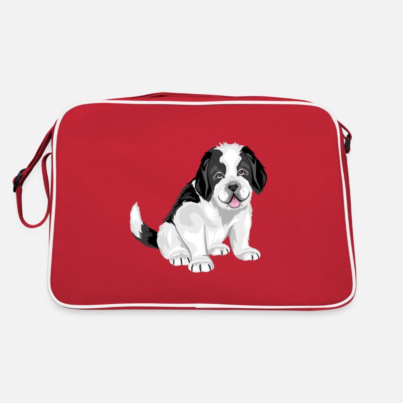 Mignon chiot Saint Bernard Sac Retro