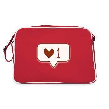 Pêche aux cœurs - Sac Retro - rouge/blanc - Dos