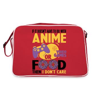 Si Il Ne Pas Avec Le Jeu Vidéo Animé Faire - Sac Retro - rouge/blanc - Dos