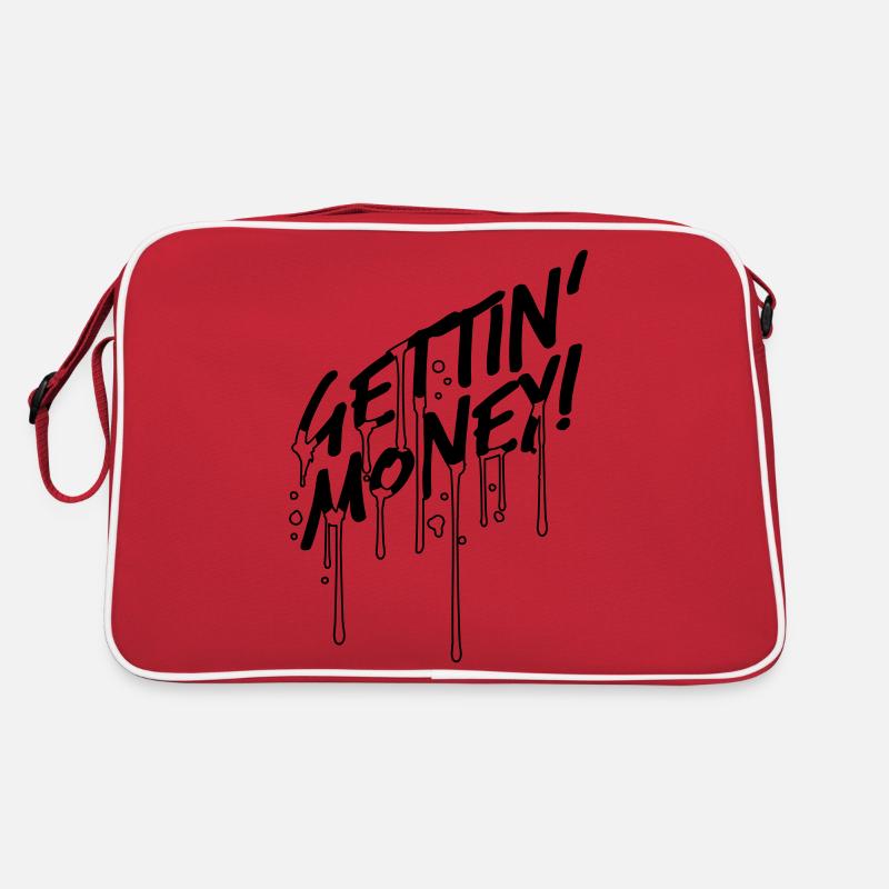 déposer du sang graffiti symbole dollar gettin argent z Sac Retro