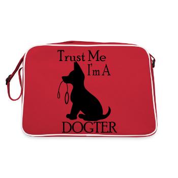 Chien chien - Sac Retro - rouge/blanc - Dos