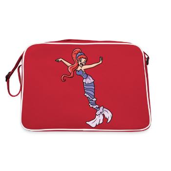 Sirène - Sac Retro - rouge/blanc - Dos