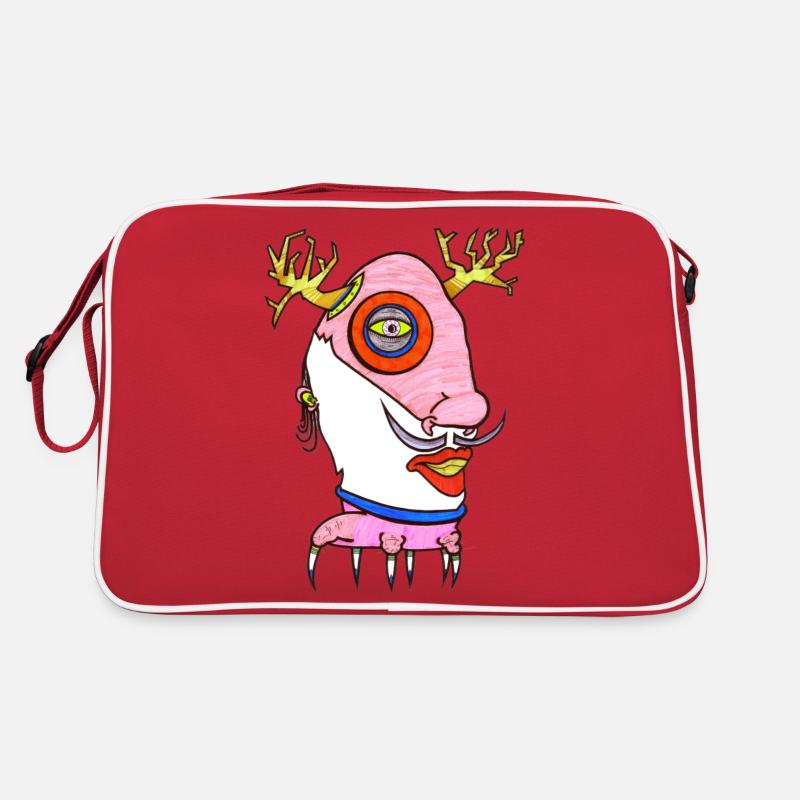 Elch Mann Retro Tasche
