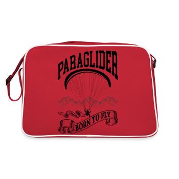 Paraglider Legend Born To Fly | World Paragliding - Retro Bag - red/white - Back