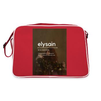 elysain Definition - Retro Bag - red/white - Back