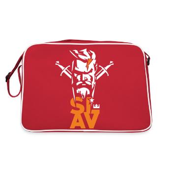 Design slave - Sac Retro - rouge/blanc - Dos