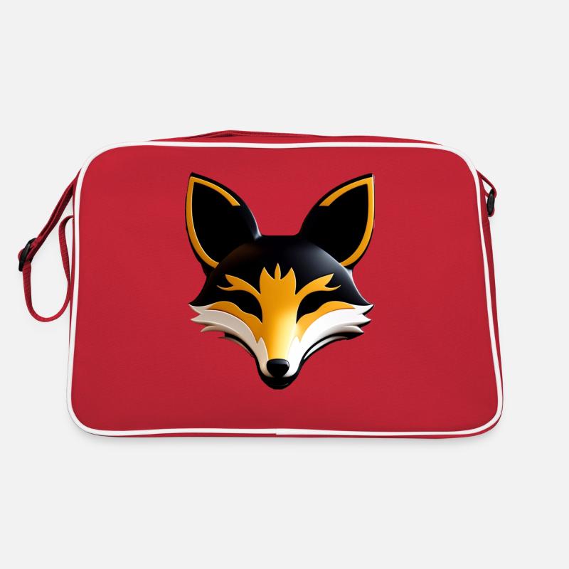 Fennec-Logo Retro Tasche