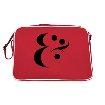 esperluette - Sac Retro - rouge/blanc - Dos