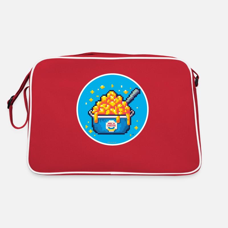 Mac n Cheese Pixelkunst Retro Tasche