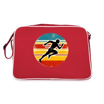 Sprinter - Track And Field - Retro Bag - red/white - Back