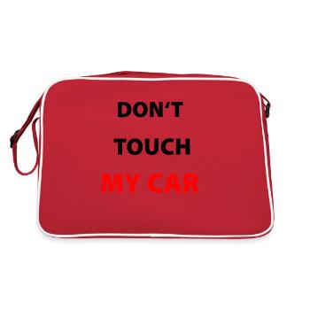 Don't Touche my Car - Sac Retro - rouge/blanc - Dos