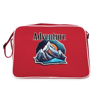 Aventure / Montagne / Pics / Randonnée / Tyrol - Sac Retro - rouge/blanc - Dos