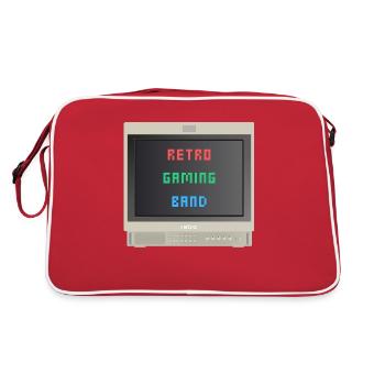 PVM Lover - Retrogaming-Band - Retro Tasche - Rot/Weiß - Hinten