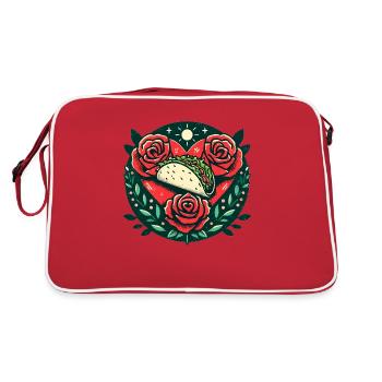 Taco Lovers Taco Tuesday - Retro Bag - red/white - Back