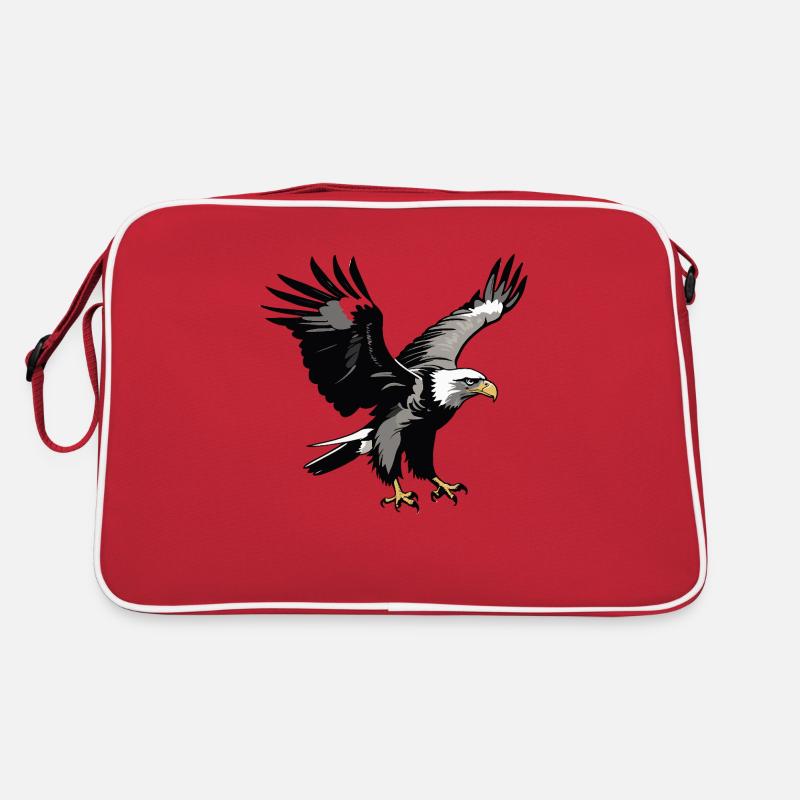 Eagle - Cute Bird Sticker Retro Bag