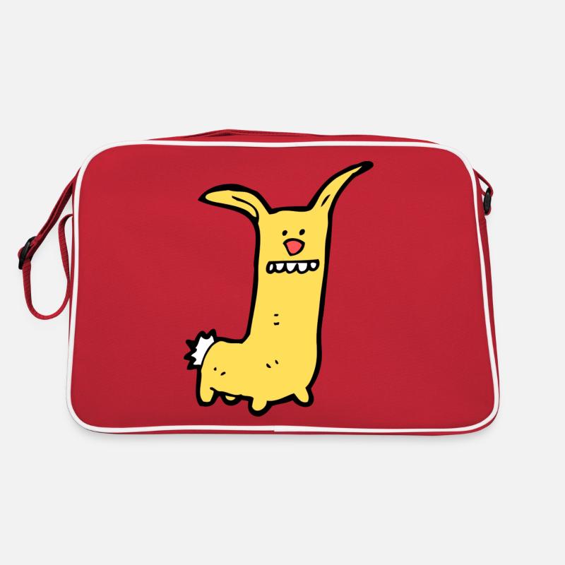 Funny comic animal Retro Bag