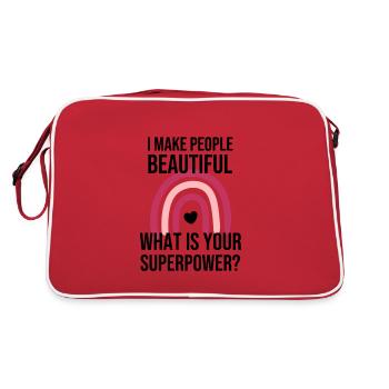 Esthéticienne Cadeau De Beauty Studio Skincare Expert - Sac Retro - rouge/blanc - Dos
