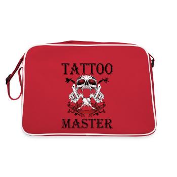Tatoueur Tatoueur Tatoué Tatoué Tatoué - Sac Retro - rouge/blanc - Dos