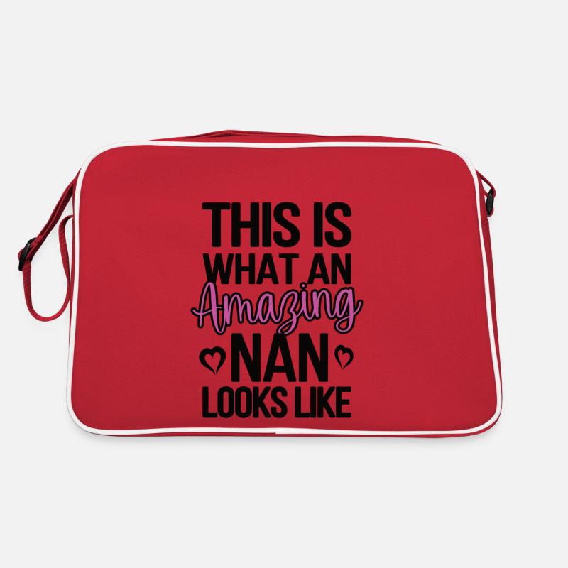 Beste Nan Oma Muttertag Geschenk Nan Großmutter Retro Tasche