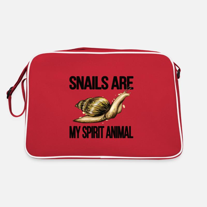 Snail lover gift Snail Gastropoda Retro Bag