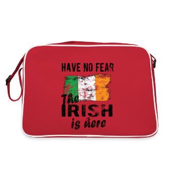 Irish Ireland Origin Irish flag Irish roots - Retro Bag - red/white - Back