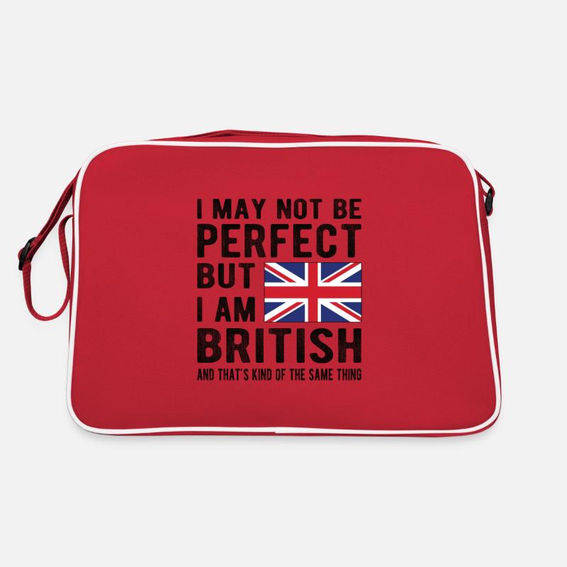 British Great Britain Flag British origin Retro Bag