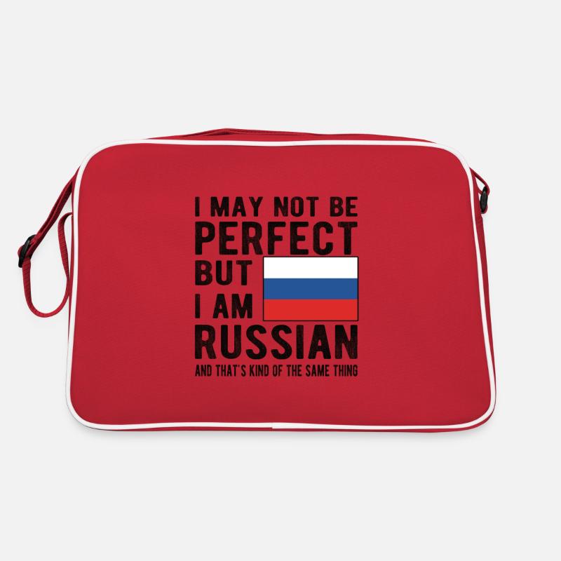 Fier drapeau russe russe d’origine russe Sac Retro
