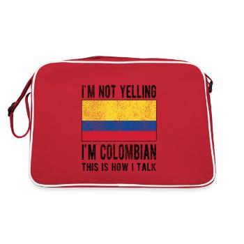 Colombie Colombie Drapeau colombien - Sac Retro - rouge/blanc - Dos