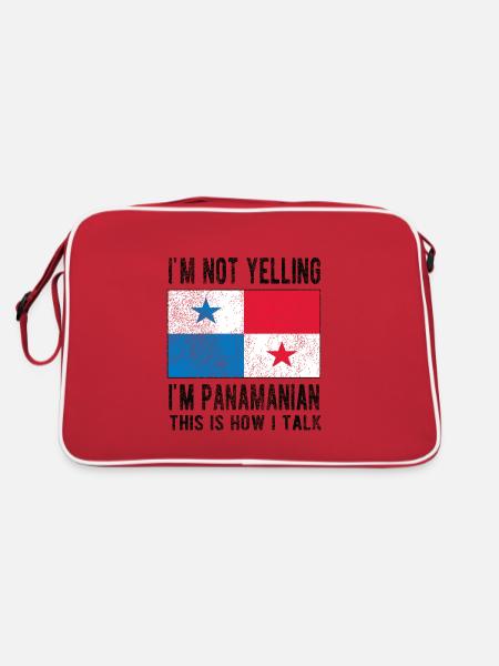 Panama Panama Origine Drapeau panaméen - Sac Retro - rouge/blanc - Dos