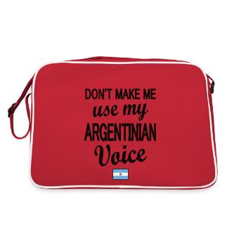 Fier drapeau argentin d’origine argentine - Sac Retro - rouge/blanc - Dos
