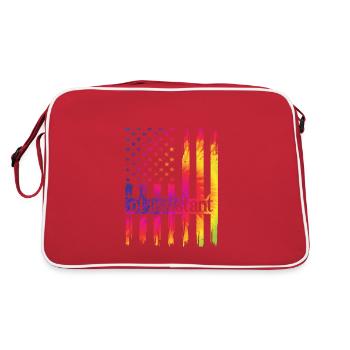 Assistant en ergothérapie Ergothérapie OTA - Sac Retro - rouge/blanc - Dos