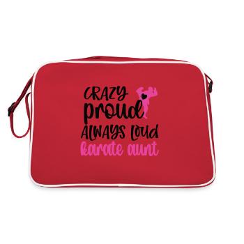 Meilleur cadeau de tante de karaté Tante fière de karaté - Sac Retro - rouge/blanc - Dos