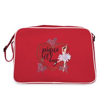 Danseuse de ballet ballerine danseuse de ballet - Sac Retro - rouge/blanc - Dos