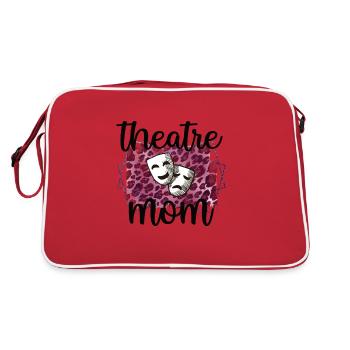 Théâtre Maman Fière Théâtre Acteurs Mère - Sac Retro - rouge/blanc - Dos