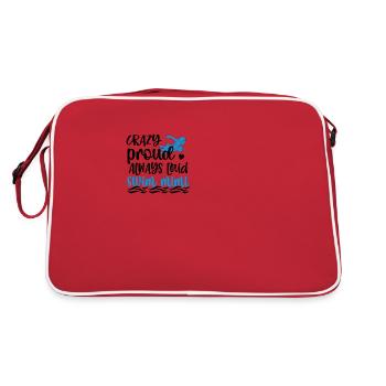 Proud Swimming Mimi Swimmer Mimi Grandma Gift - Retro Bag - red/white - Back
