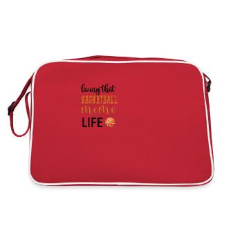 Meme Grandma Of Basketball Player Basketball Meme - Retro Bag - red/white - Back