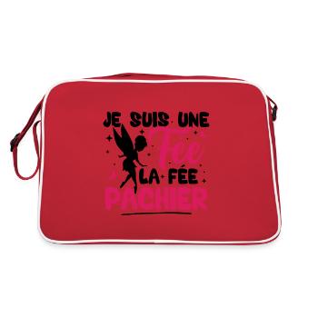 Je suis une fée la fée pachier - Sac Retro - rouge/blanc - Dos