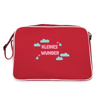 Petit Miracle - Motif Bébé - Choses pour Bébés - Sac Retro - rouge/blanc - Dos