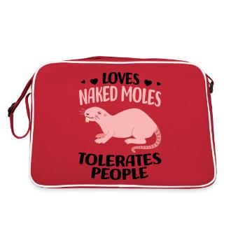 Sand puppy - Retro Bag - red/white - Back