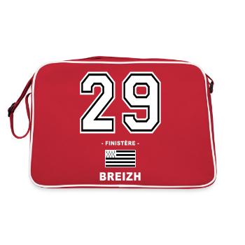 29 breizh bretagne - Sac Retro - rouge/blanc - Dos